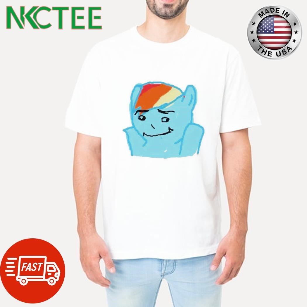Official Rainbow hair dash paint shirt