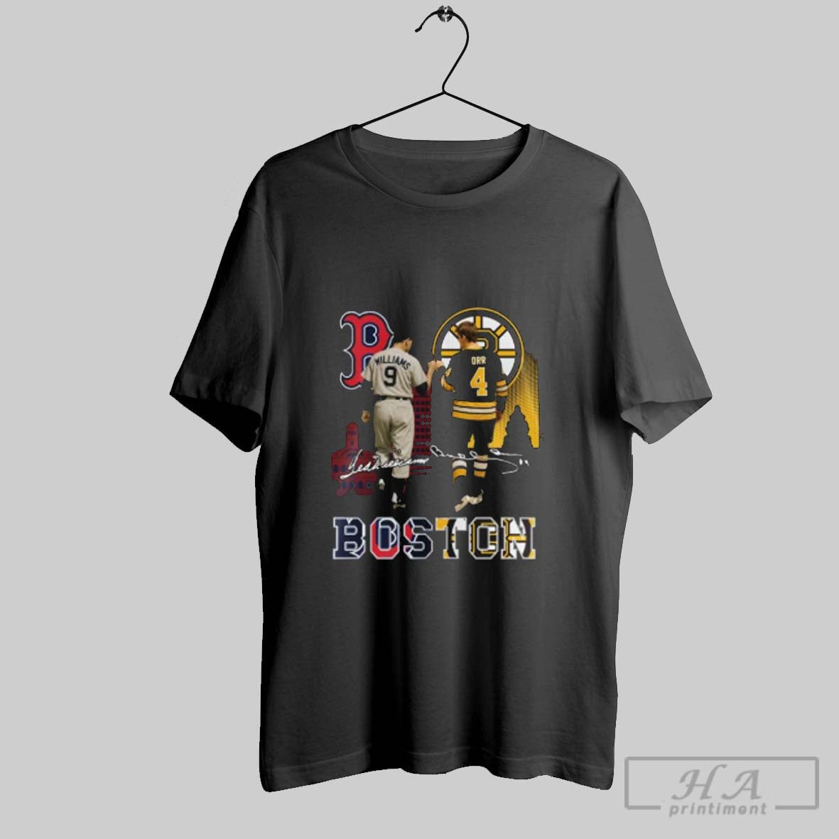Official Red Sox Ted Williams And Bruins Bobby Orr