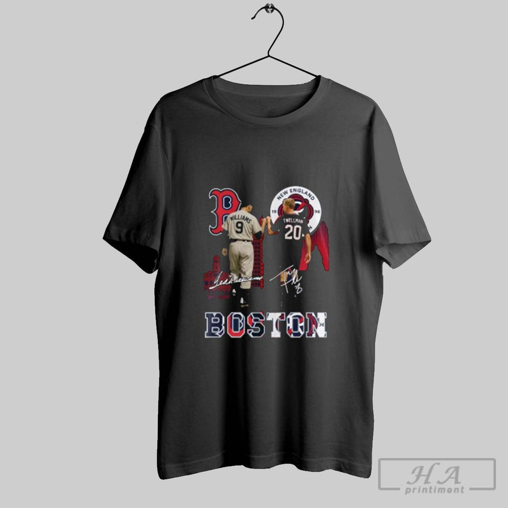 Official Red Sox Ted Williams And New England Revolution Taylor Twellman