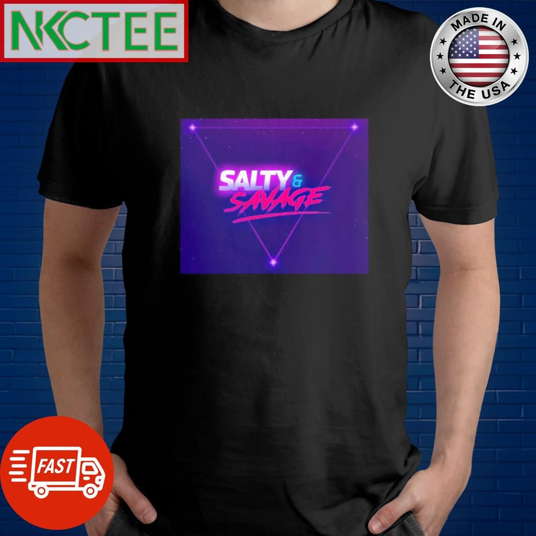 Official Salty &amp; Savage Are On Btm triangle shirt