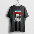 Official Skeleton Resting Chin On Forever Overthinking Vintage