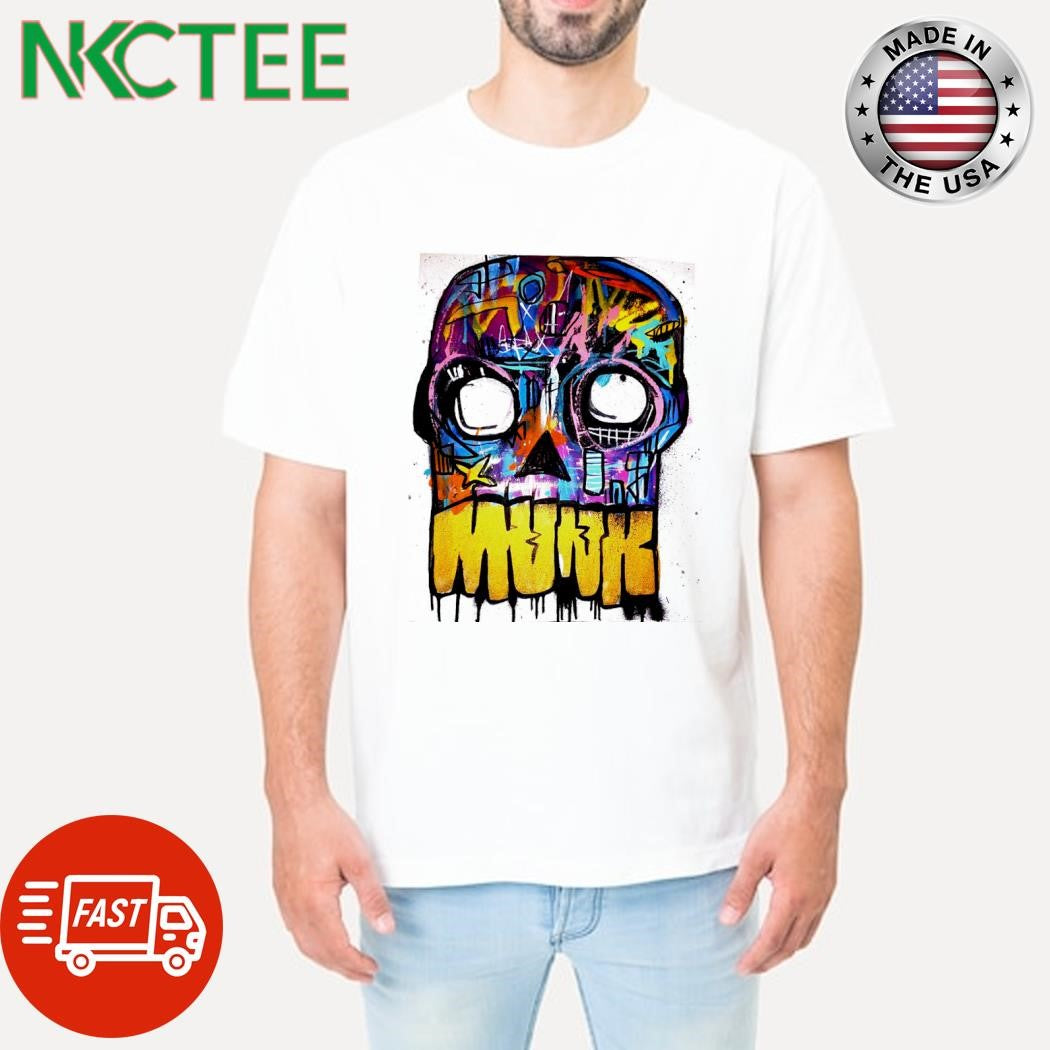 Official Skull munk paint shirt