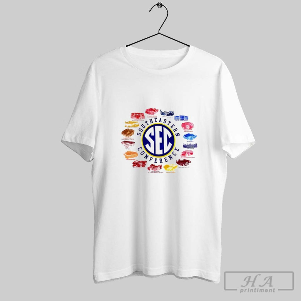 Official Southeastern Conference 16 College Football Stadiums