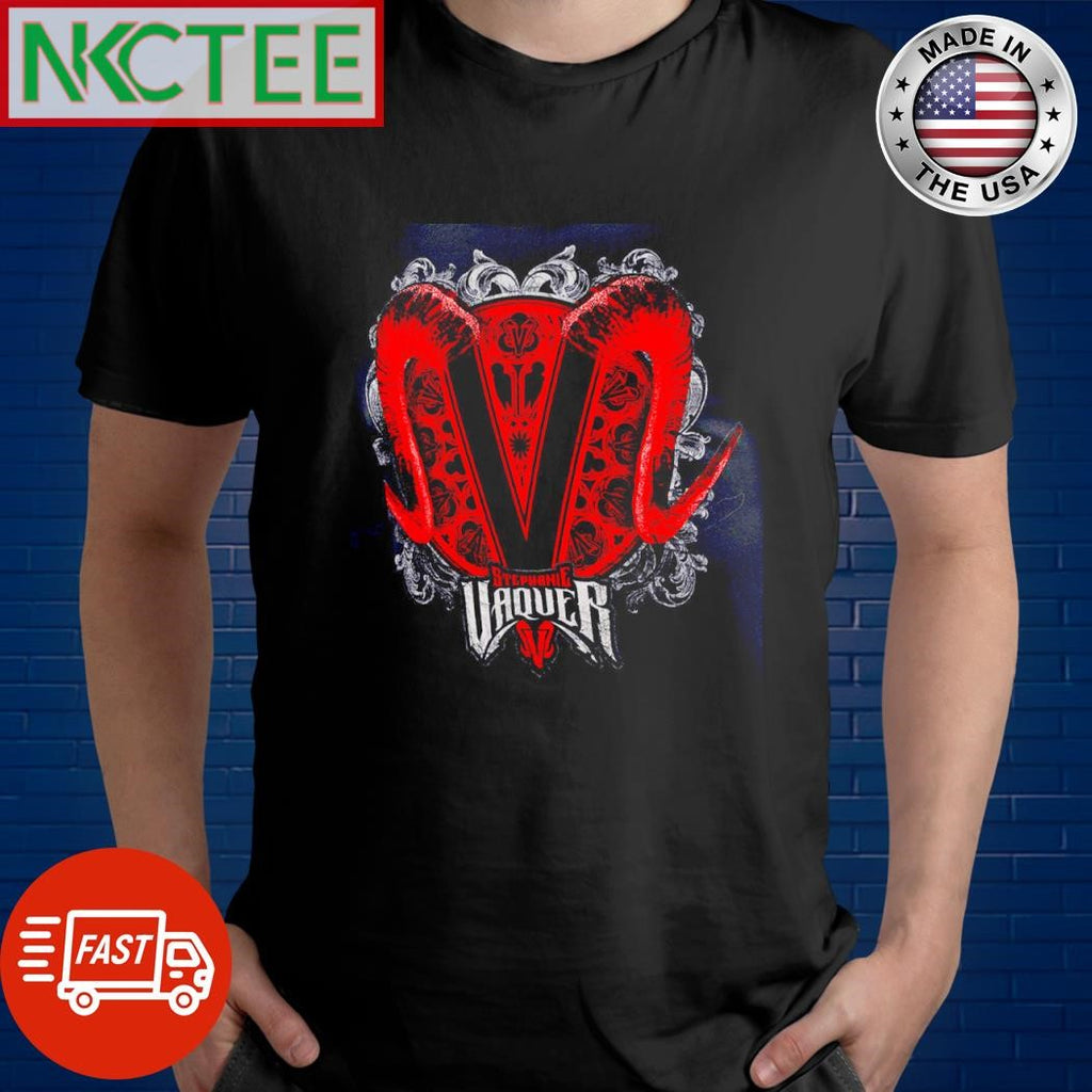 Official Stephanie Vaquer V Logo horror shirt