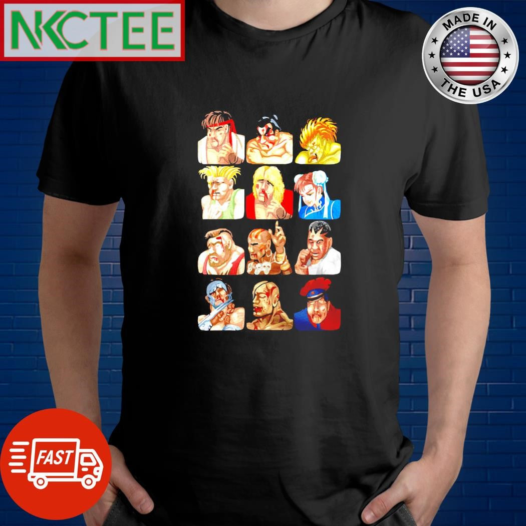 Official Street Fighter 2 Defeated shirt