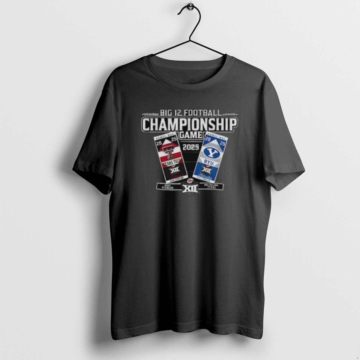 Official Texas Tech Red Raiders Vs Byu Cougars Big 12 Football Championship Game 2025