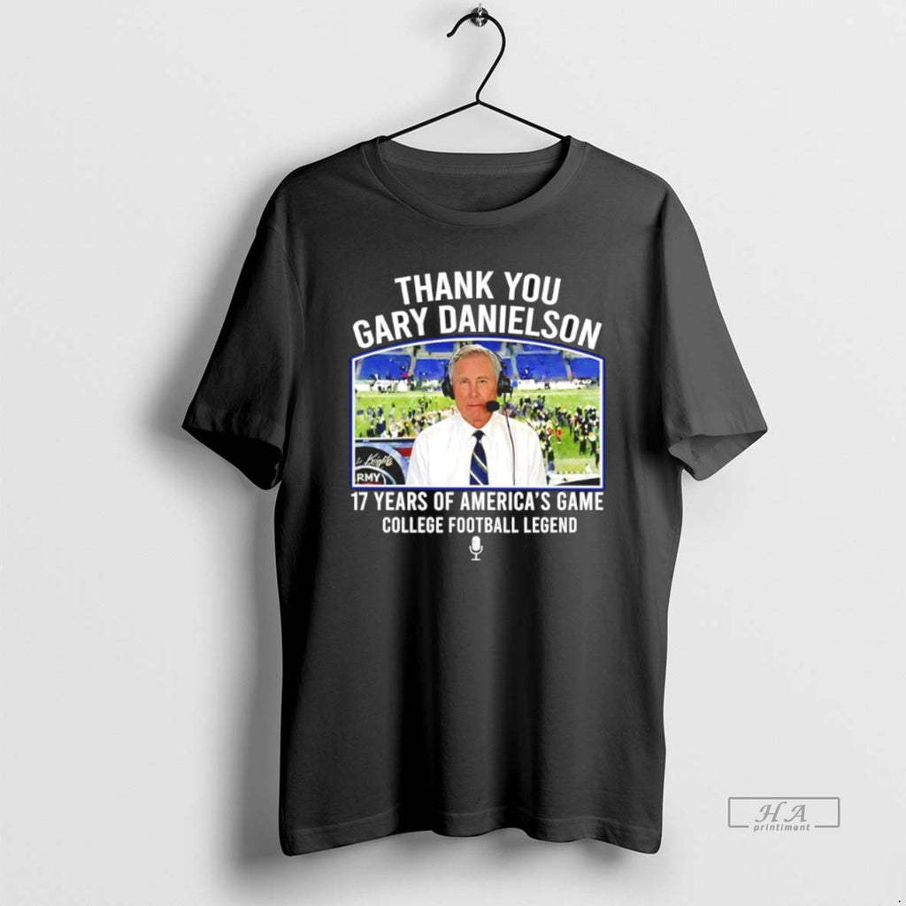 Official Thank You Gary Danielson 17 Years Of Americas Game College Football Legend