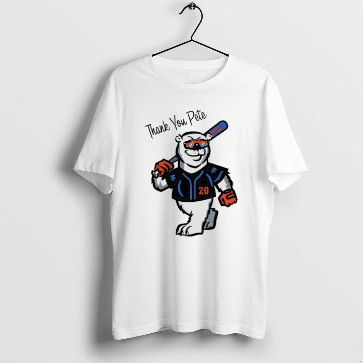 Official Thank You Pete Alonso Polar Bear New York Mets
