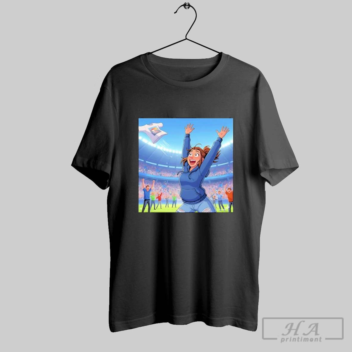 Official The T Shirt Lady Philadelphia Phillies Cartoon Posters Black
