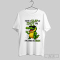 Official Today Is Slap An Idiot Day Im Gonna Be Busy Funny Alligator Posters White