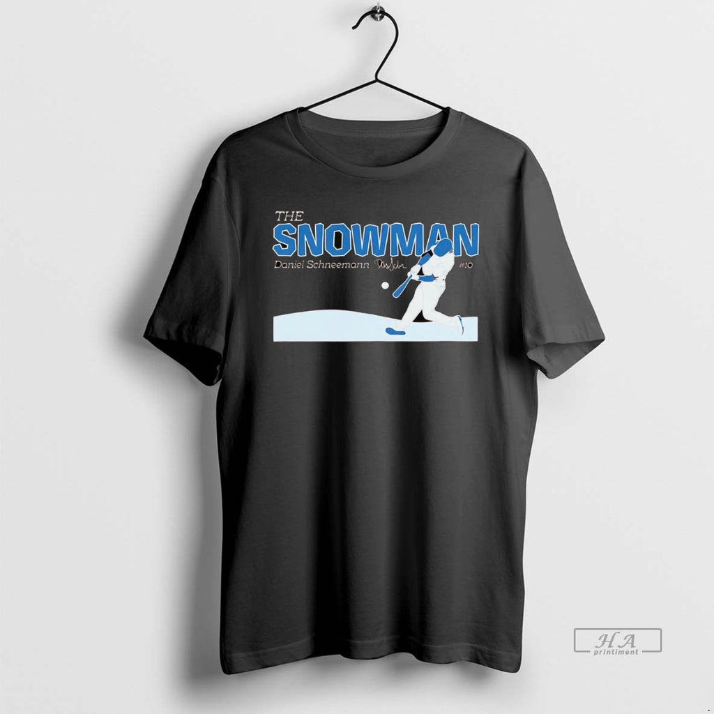 Official Trendy Daniel Schneemann The Snowman Batting Signature