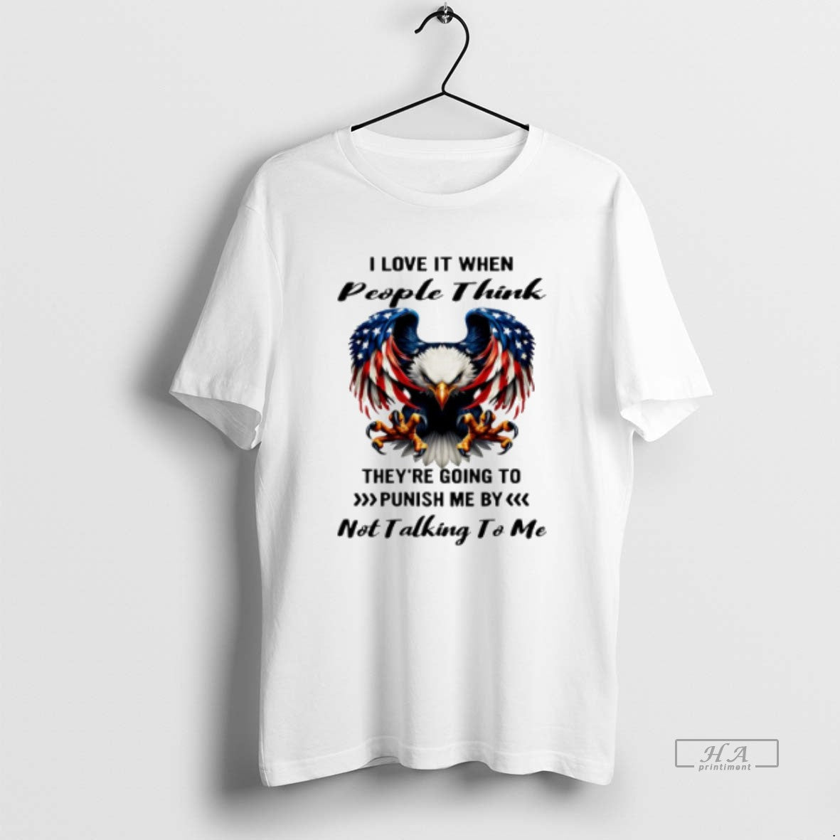 Official Trendy Eagle I Love It When People Think Theyre Going To Punish Me Tee