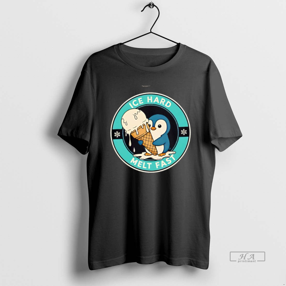 Official Trendy Ice Hard Melt Fast Funny Penguin Ice Cream