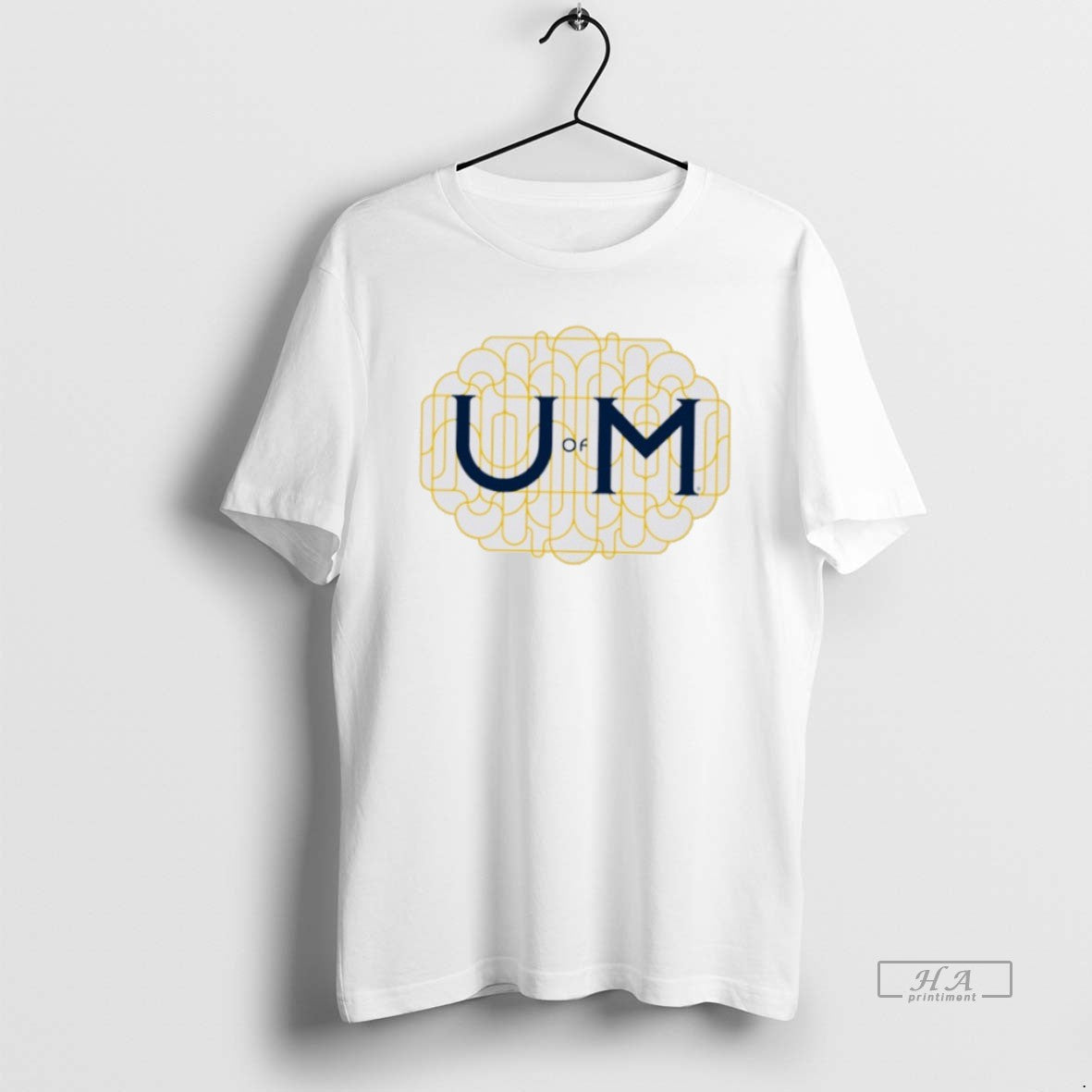 Official Trendy Michigan Ornate Initials