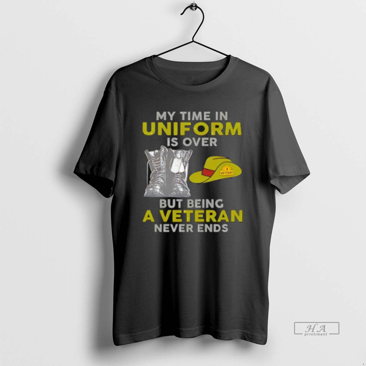Official Trendy My Time In Uniform Is Over Veteran