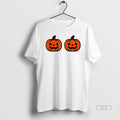Official Trendy Pumpkins Over Boobs Halloween