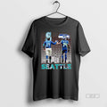 Official Trendy Seattle Sports Stars Cal Raleigh And Dk Metcalf Skyline