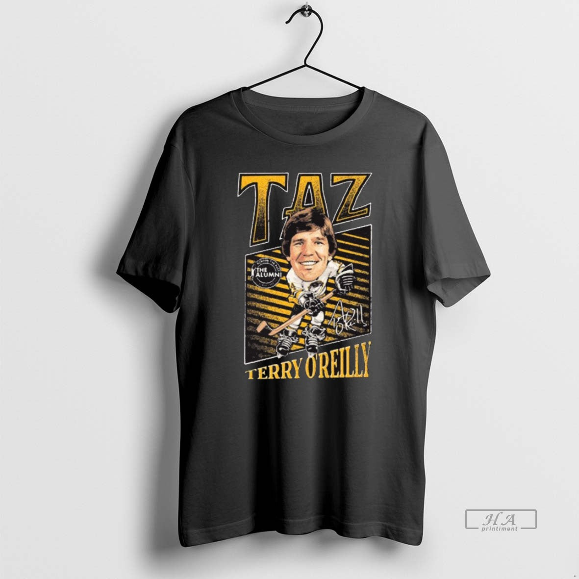 Official Trendy Spittin Chiclets X The Alumni Association Terry Oreilly Taz Signature Painting