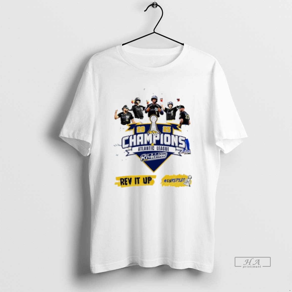 Official Trendy York Revolution 2025 Atlantic League Champions Rev It Up