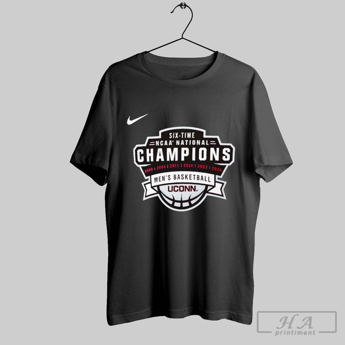Official Uconn Huskies Mens Basketball 6 Time Ncaa National Champions