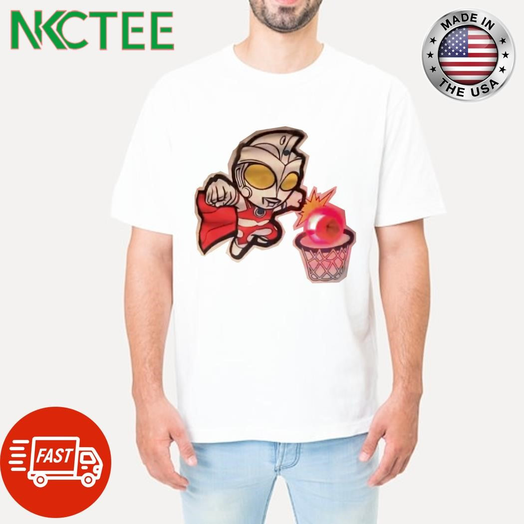 Official Ultraman Chibi play basketball shirt
