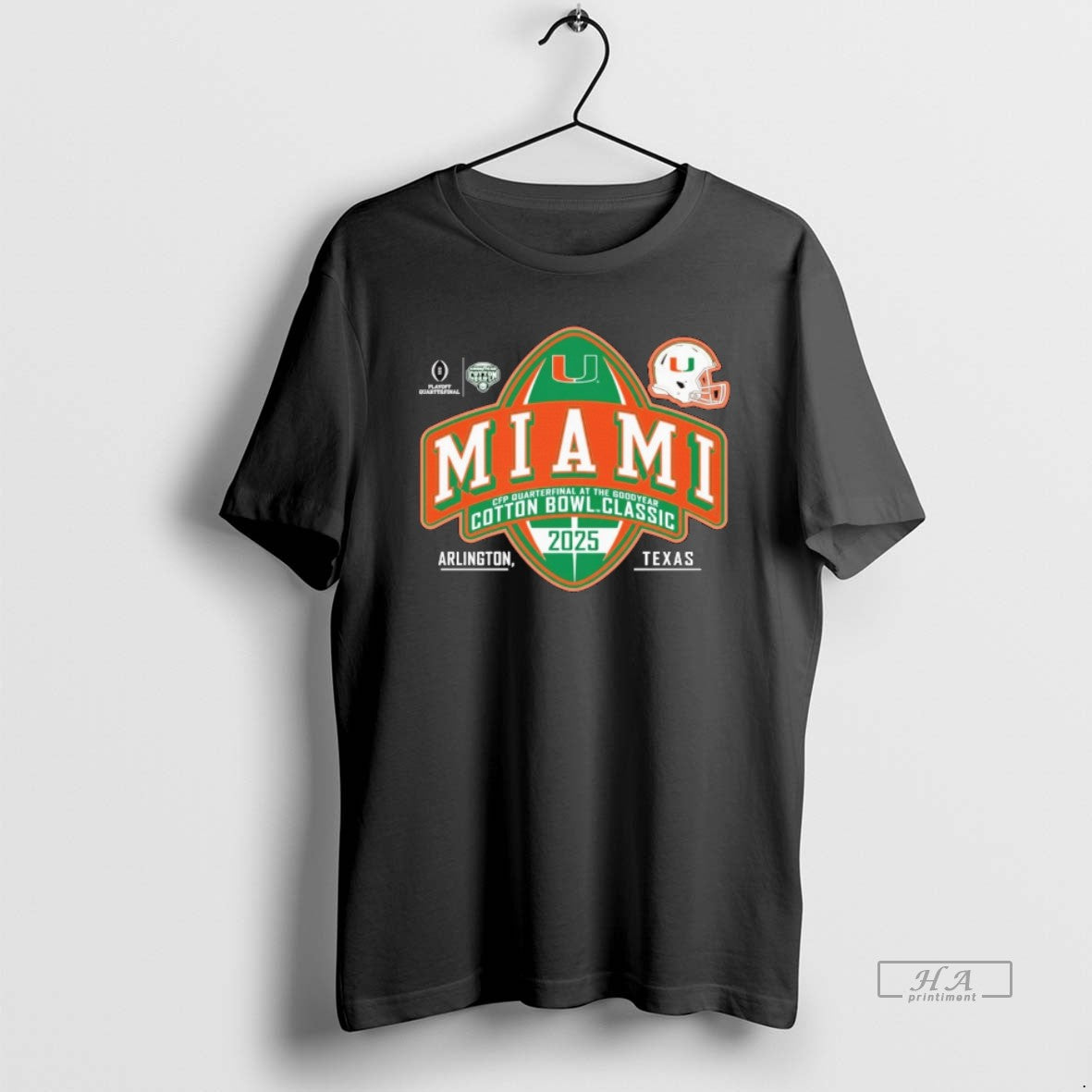 Official University Of Miami Football 2025 Cfp Quarterfinals At The Cotton Bowl Bound
