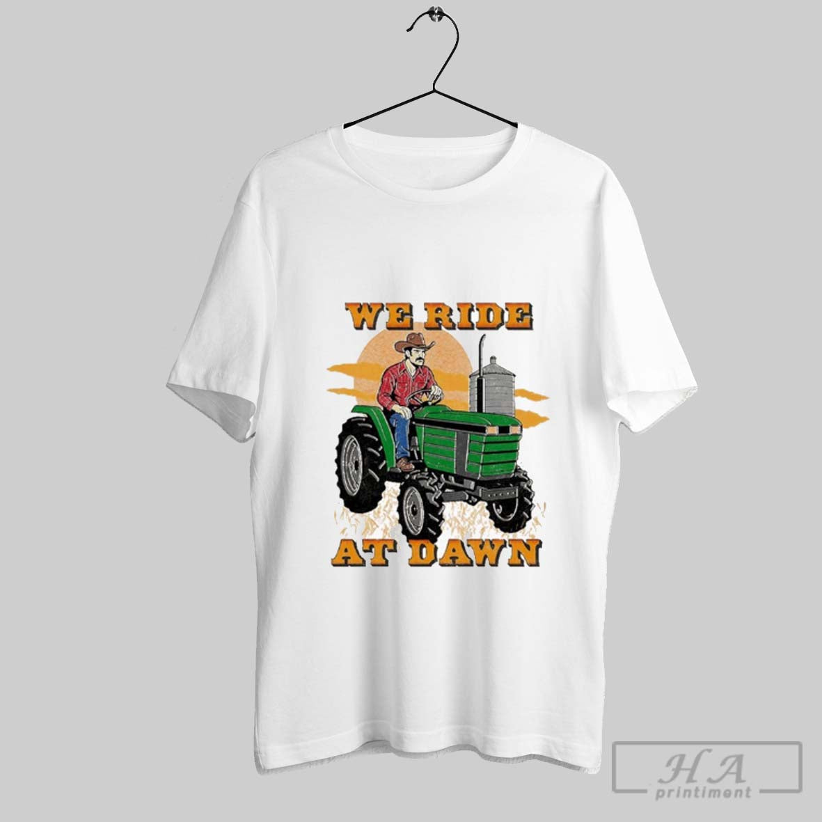 Official We Ride At Dawn Tractor