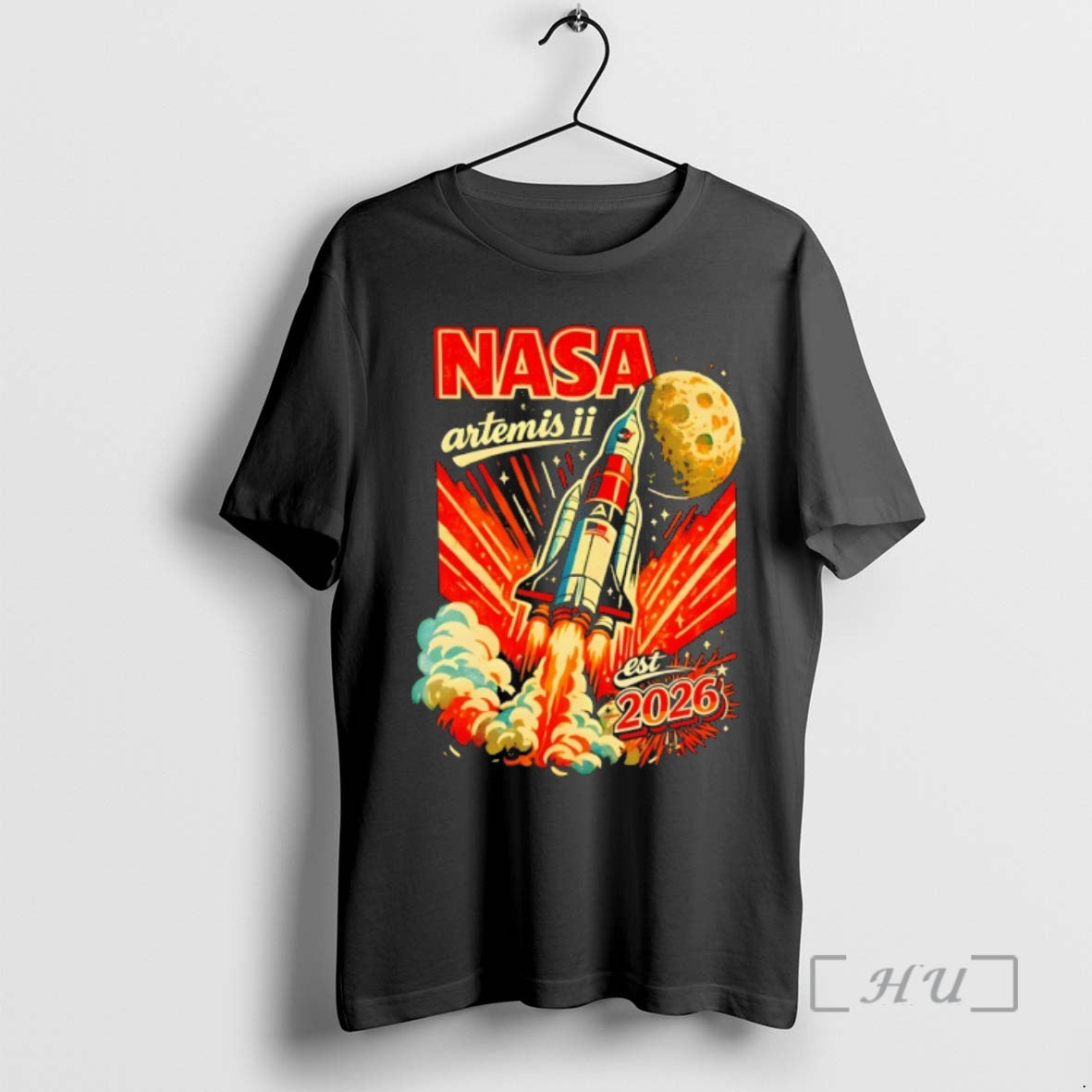 Officials 0wmynqtn Nasa Artemis Ii Rocket Launch Moon Mission Est 2026 Premium T Shirts Sweater
