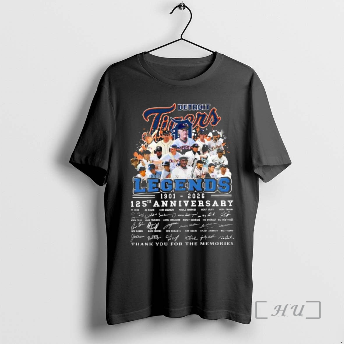 Officials 125th Anniversary 1901 2026 Ty Cobb And Legends Detroit Lions Thank You For The