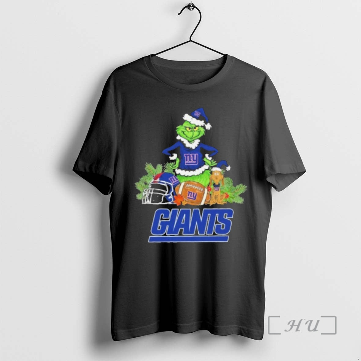 Officials 2025 Santa Grinch X Dog Ball Merry Christmas Giants Logo Premium T Shirts Sweater