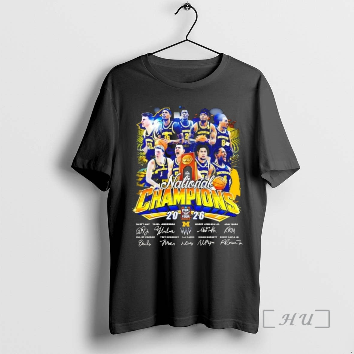 Officials 2026 Ncaa National Champions Michigan Wolverines All Names Players Signatures Premium T Shirts Sweater