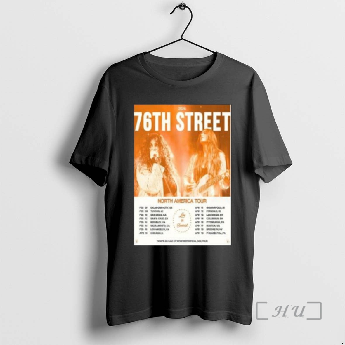 Officials 76th Street North America Tour 2026 Circle Black