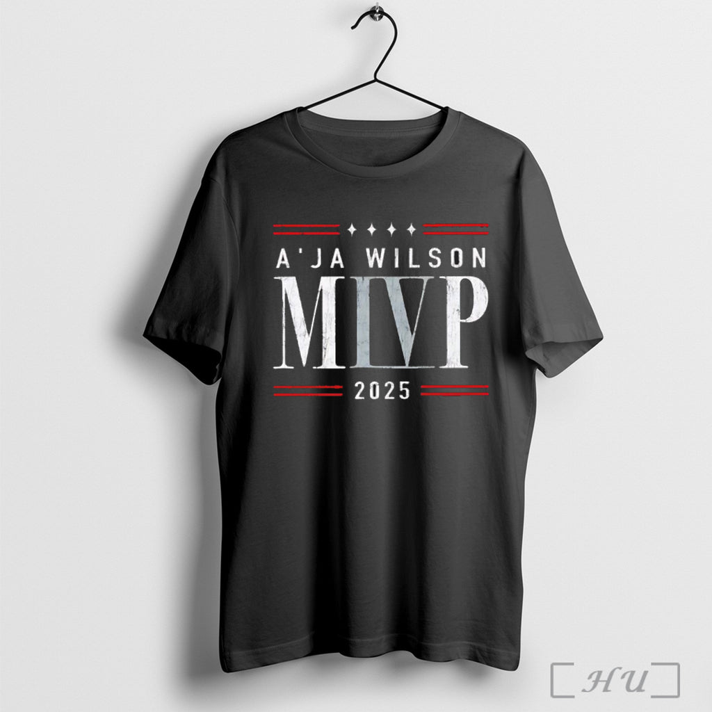 Officials Aja Wilson Las Vegas Aces Basketball Iv Mvp Campaign 2025 T Shirt