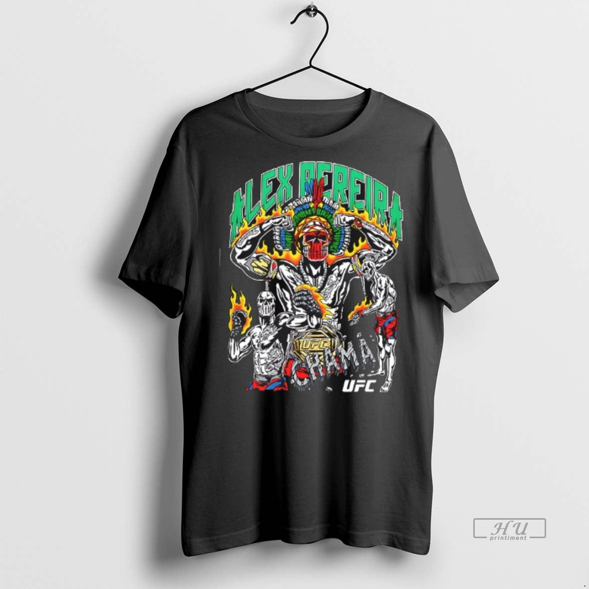 Officials Alex Pereira Ufc Chama Skull Warrior Shirt Sweater