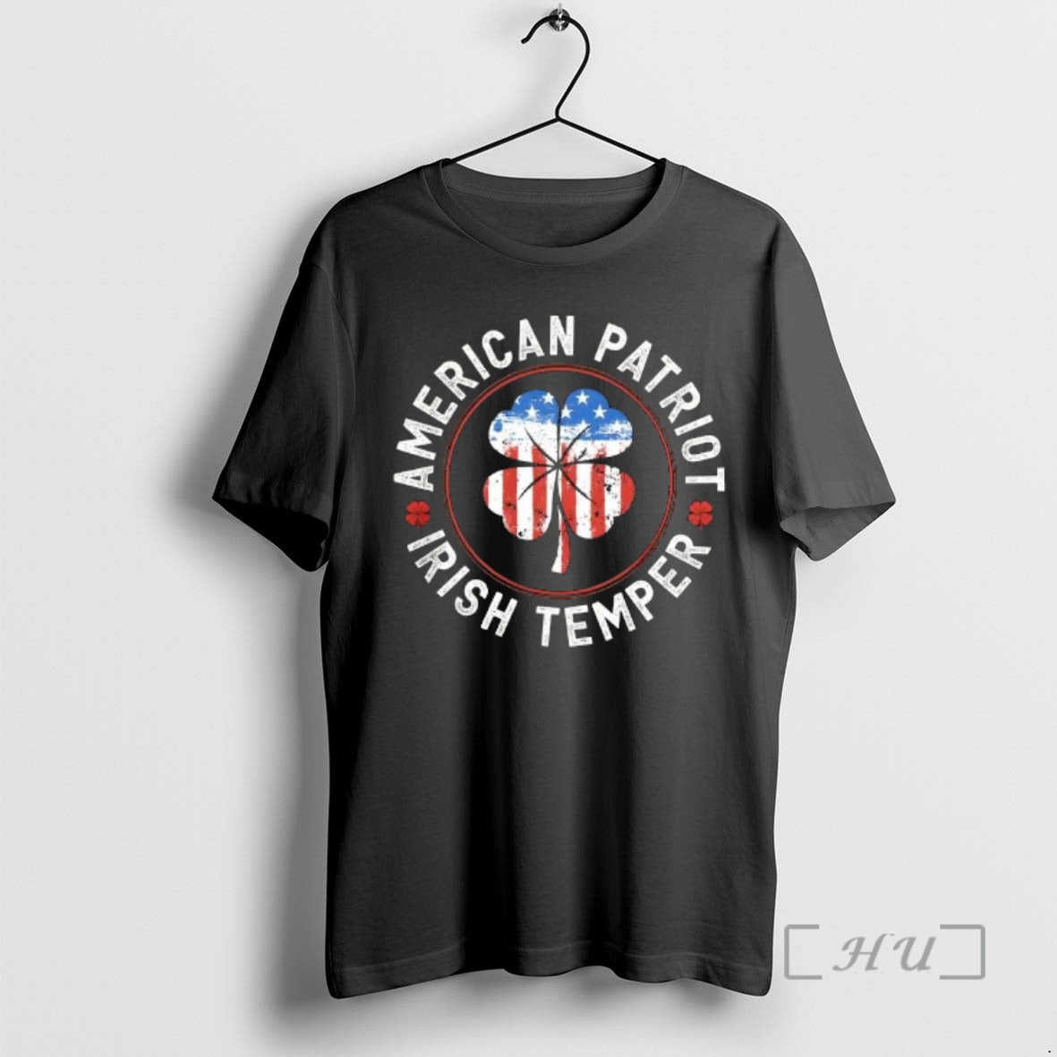 Officials American Patriot Irish Temper Us Flag