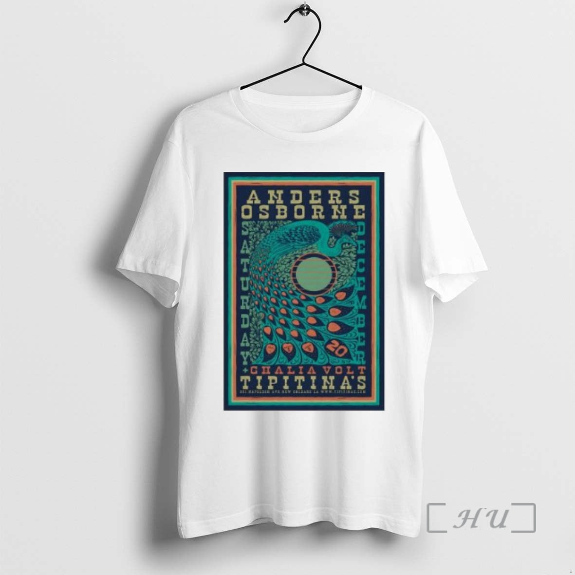Officials Anders Osborne Event New Orleans On Dec 20 2025 Circle White Premium T Shirts