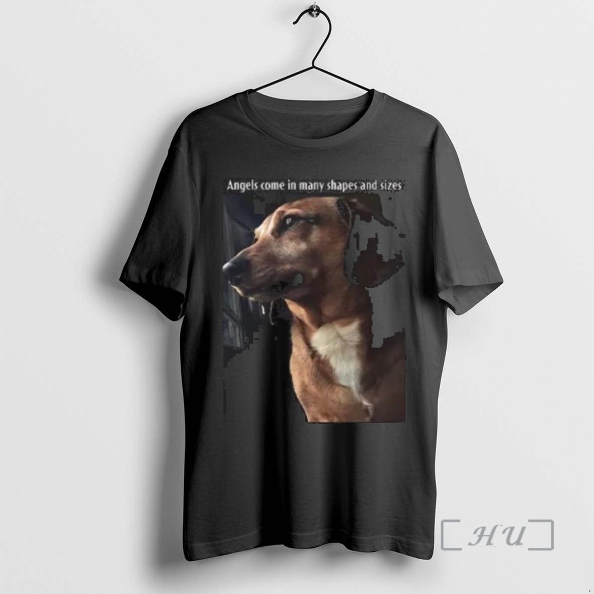 Officials Angels Come In Many Shapes And Sizes Frankie Circle Black Premium T Shirts Sweater