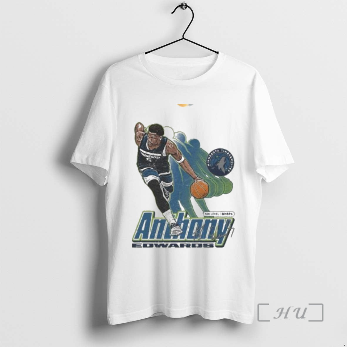 Officials Anthony Edwards Minnesota Timberwolves Nba Retro Signature Circle White