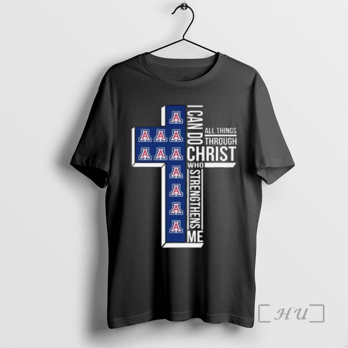 Officials Arizona Wildcats I Can Do All Things Through Christ Who Strengthens Me Cross Circle