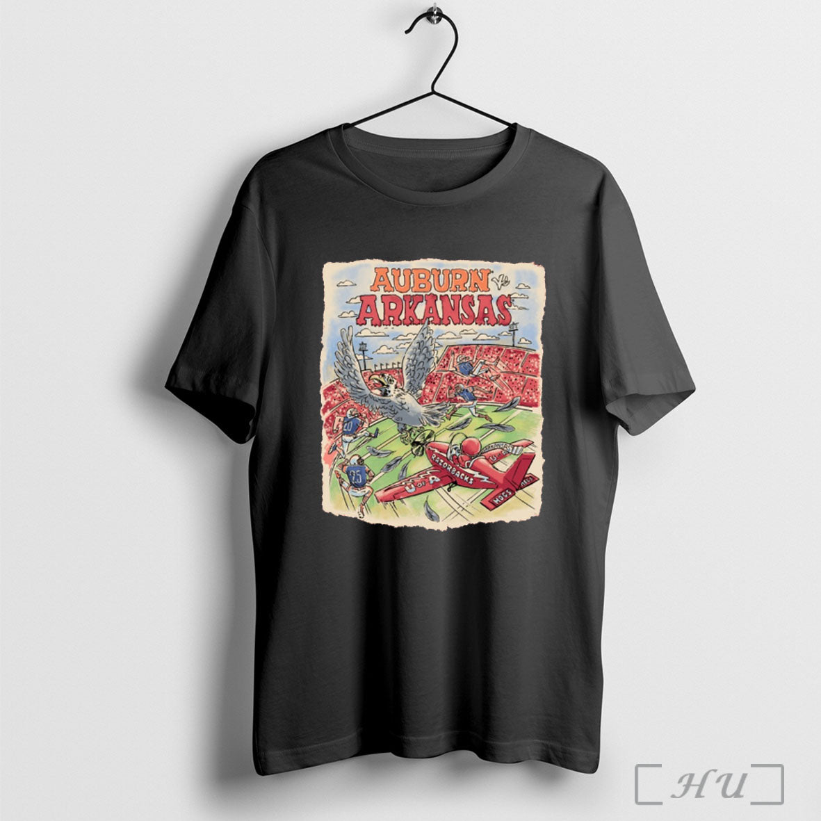 Officials Arkansas Razorbacks Vs Auburn Tigers Football Ncaa Game Day 2025 Painting T Shirt