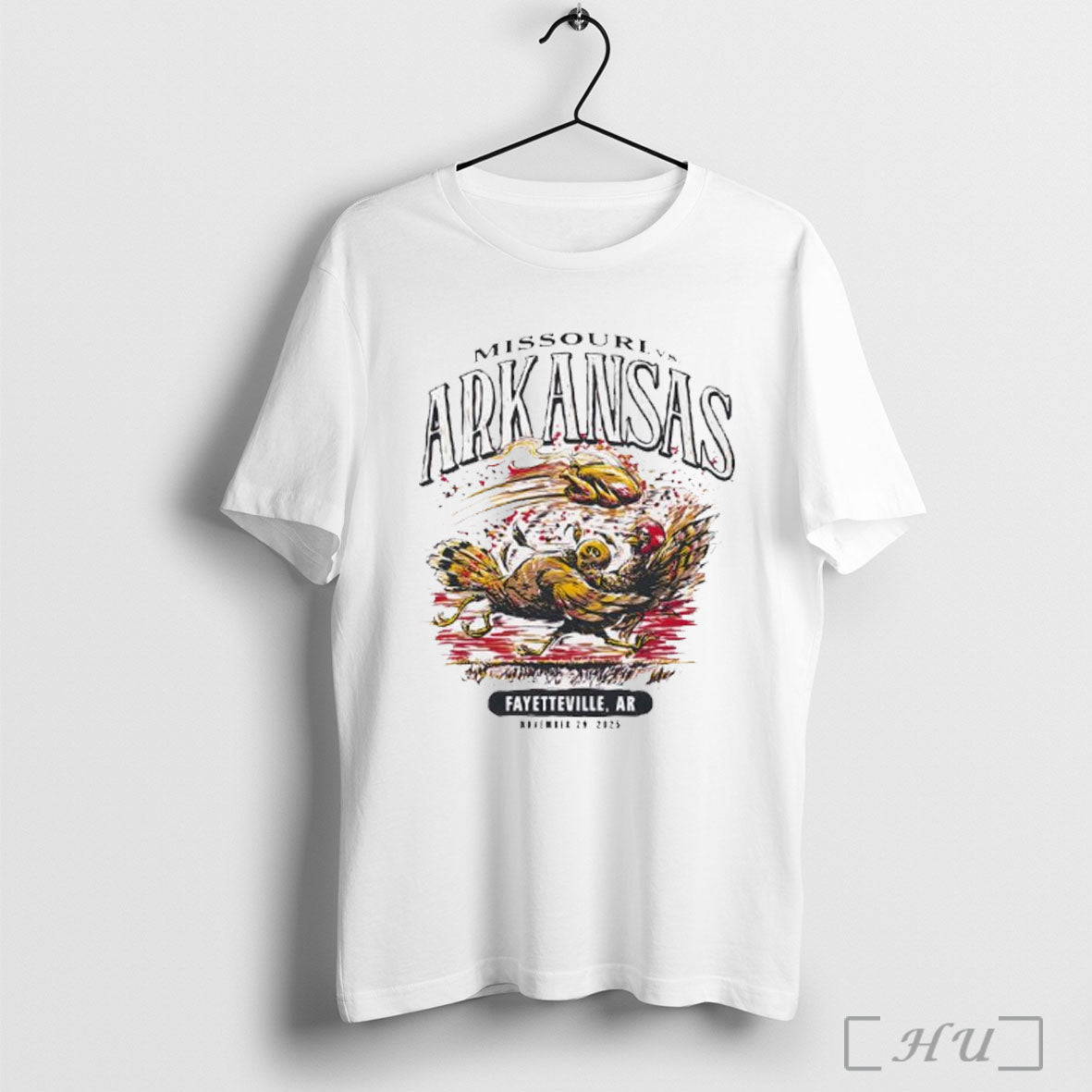 Officials Arkansas Razorbacks Vs Missouri Tigers Football Game Day 2025 T Shirt