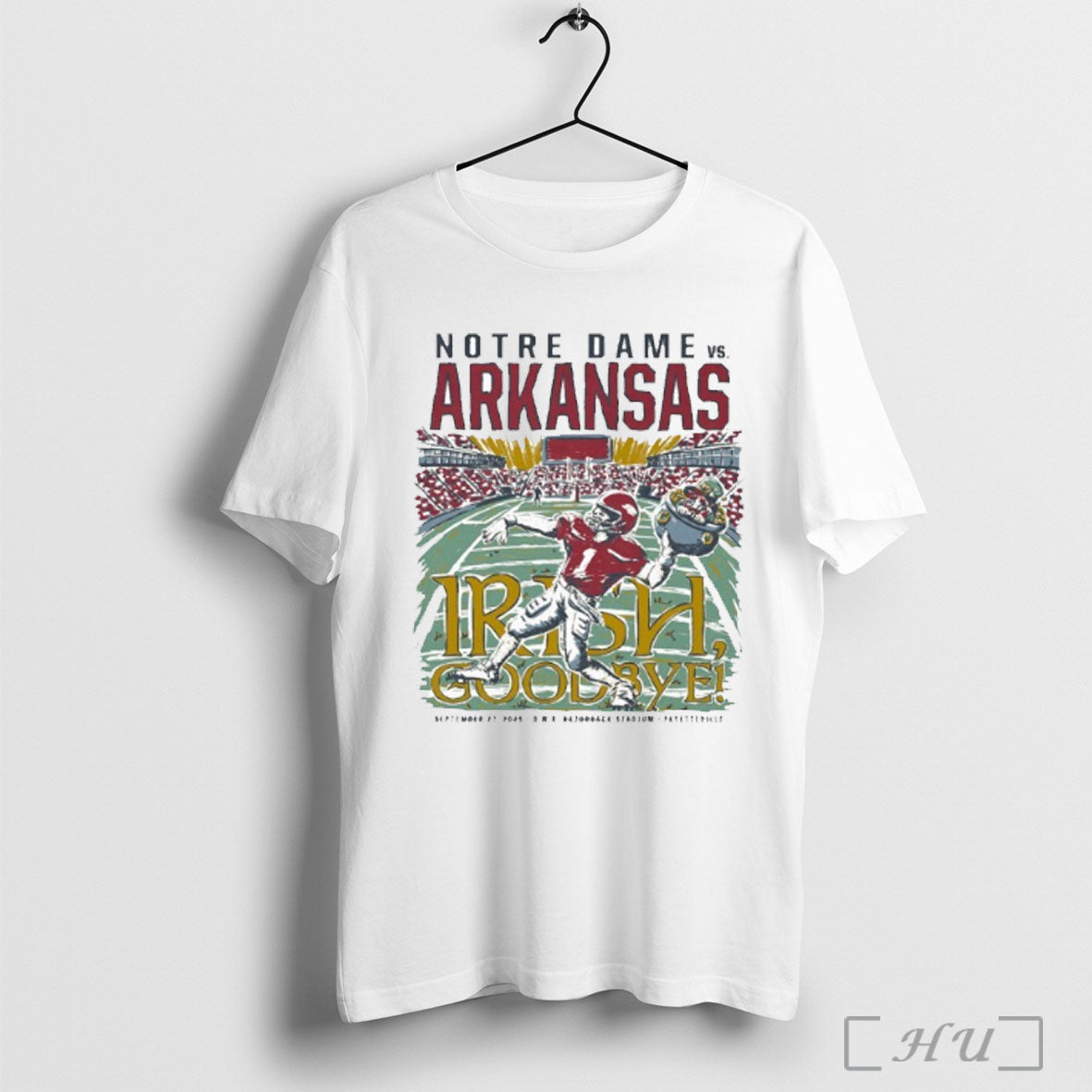 Officials Arkansas Vs Notre Dame Game Day 2025 September 27 T Shirt