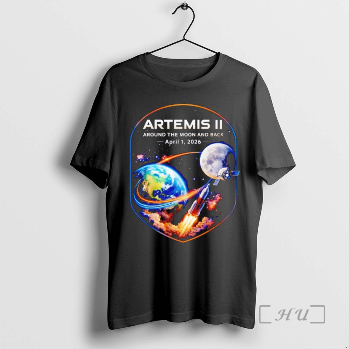 Officials Artemis 2 Journey Around The Moon And Back 2026 Nasa Mission Premium T Shirts