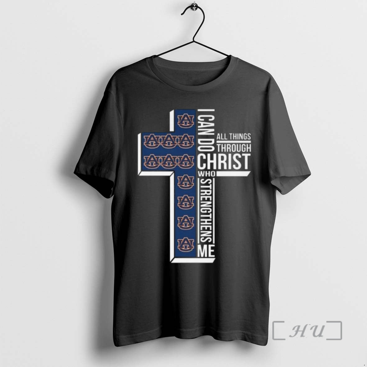 Officials Auburn Tigers I Can Do All Things Through Christ Who Strengthens Me Cross Premium