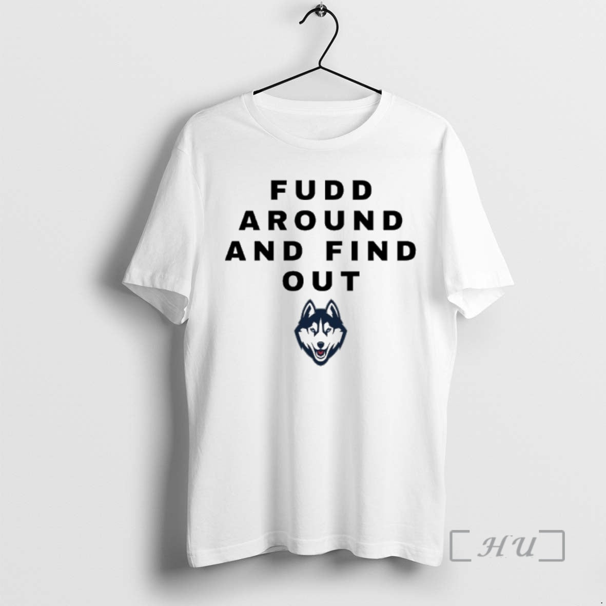 Officials Azzi Fudds Mom Wearing Fudd Around And Find Out Uconn Huskies Premium T Shirts