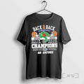 Officials Back 2 Back Sunshine Showdown 2024 2025 Champions Go Florida Gators Premium T Shirts