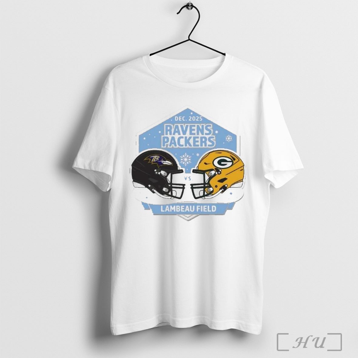 Officials Baltimore Ravens Vs Green Bay Packers Lambeau Field 2025 T Shirt