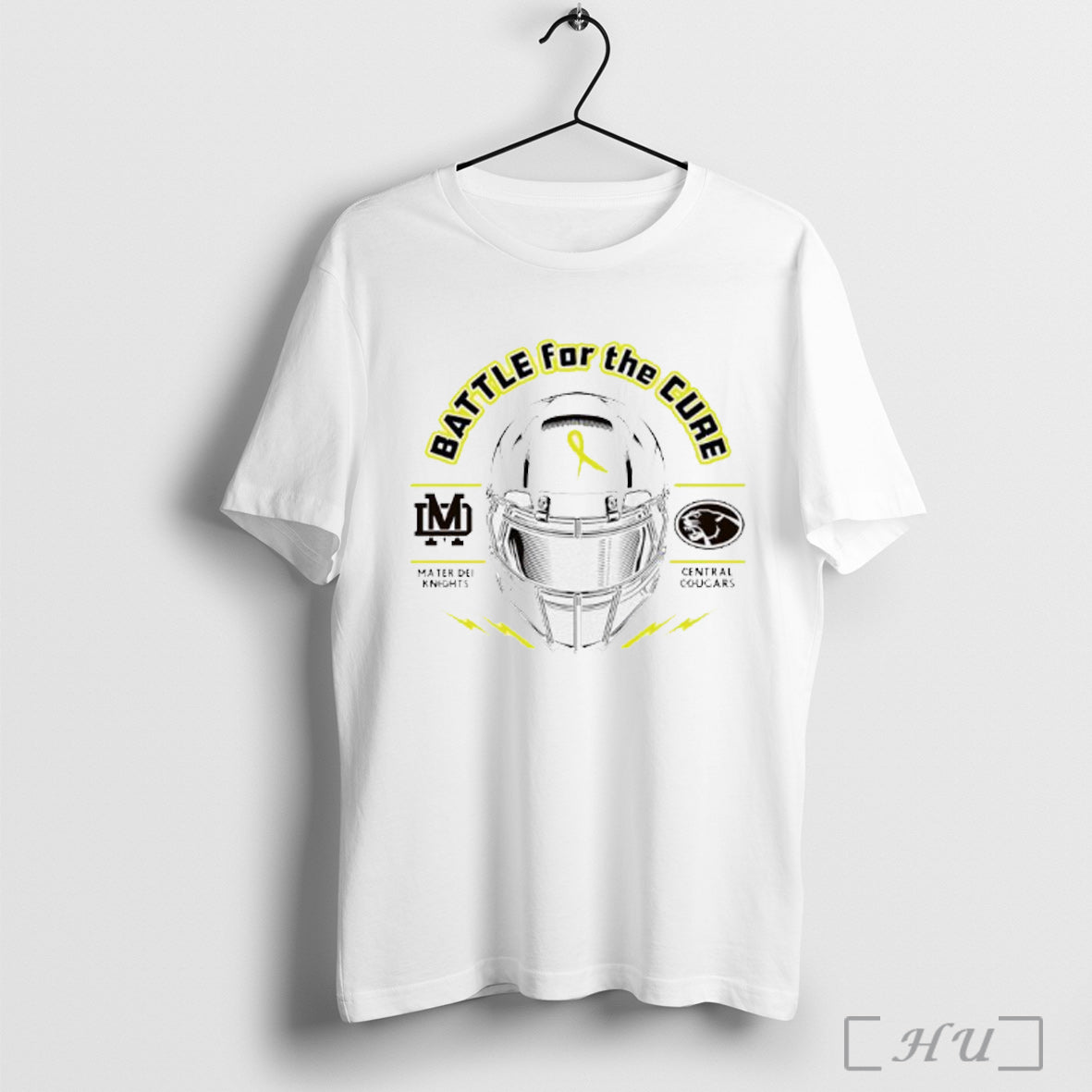Officials Battle For The Cure Mater Dei Knights Vs Central Cougars T Shirt