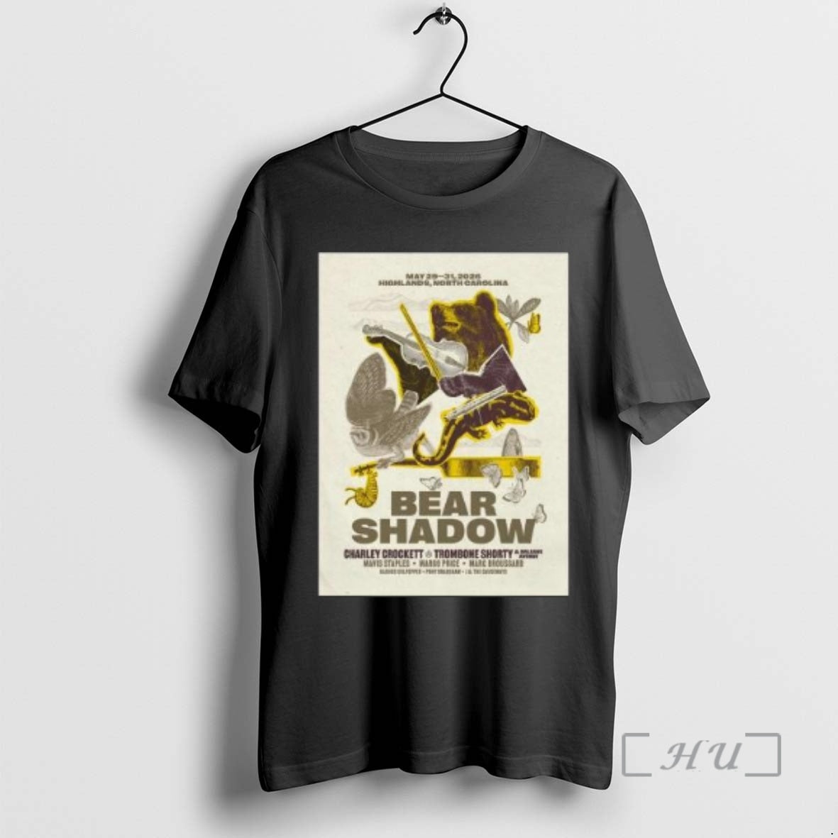 Officials Bear Shadow Festival May 29 31 2026 Highlands North Carolina Circle Black Premium