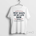 Officials Best Shape Of My Life Szn 2026 Baseball Isnt Boring Premium T Shirts Sweater